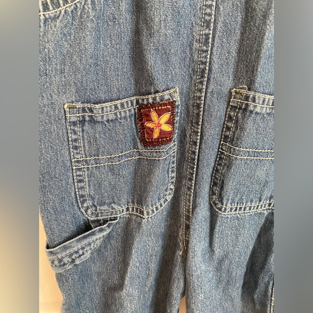 Gap Kids Denim Overalls with Patchwork - Picture 6 of 6